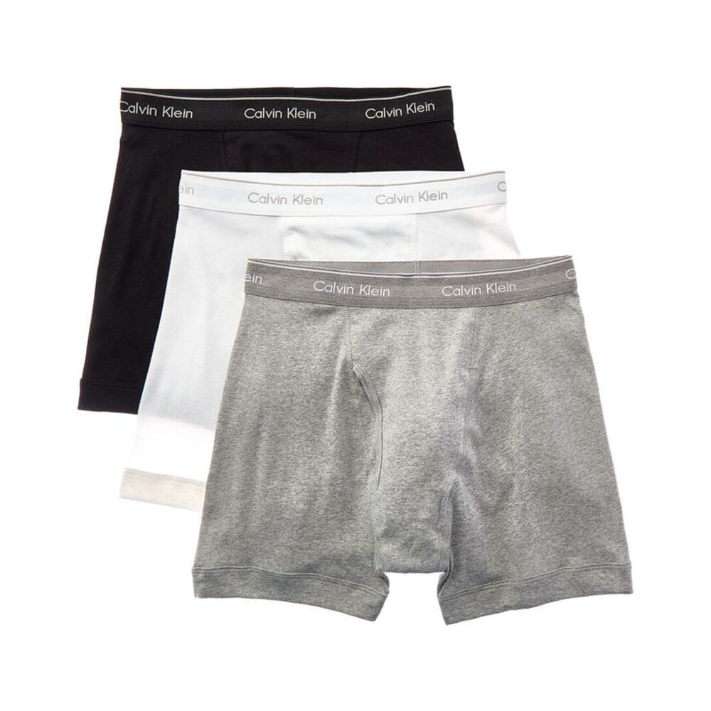 Calvin Klein Mens Boxer Brief 3-Pack, Multi